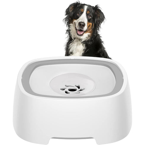 1.5L Trinknapf Für Hund Futternapf Dog Bowl Zero Splash Trinken Katzenbrunnen DE